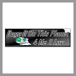 Dogs R Grounded Bumper Sticker